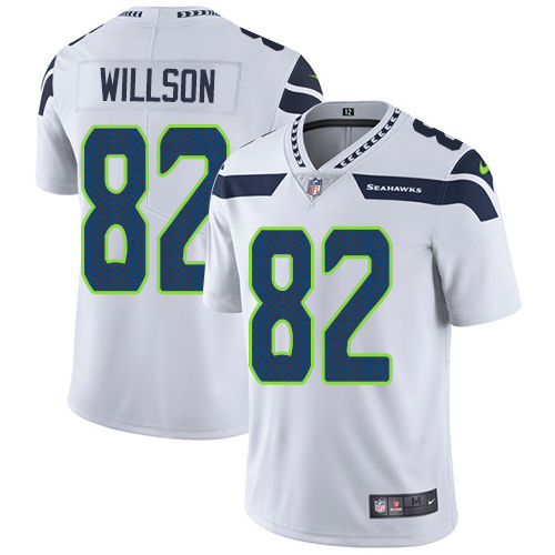 Nike Seahawks #82 Luke Willson White Men's Stitched NFL Vapor Untouchable Limited Jersey